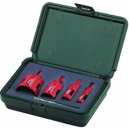 M.K. MORSE 4-Piece Home Owners Utility Hole Saw Kit TAHUK01